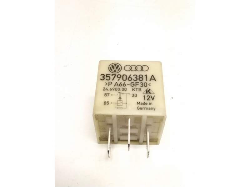 Recambio de rele para volkswagen golf iv (1j1) 1.9 tdi referencia OEM IAM 357906381A RELE FUENTE ALIMENTACION 109 //BOLSA 5 UNID