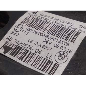 Recambio de faro derecho para bmw 2 gran tourer (f46) 218 d xdrive referencia OEM IAM 7422574 030129020205 