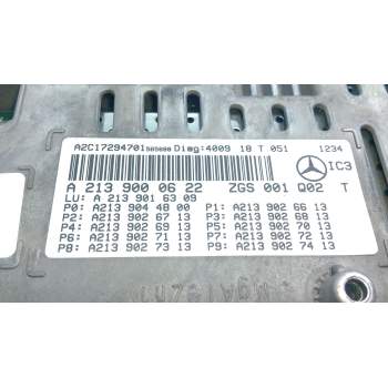 Recambio de cuadro instrumentos para mercedes-benz clase e (w213) e 220 d (213.004) referencia OEM IAM A2139000622  