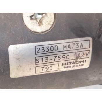 Recambio de motor arranque para renault maxity referencia OEM IAM 23300MA73A  