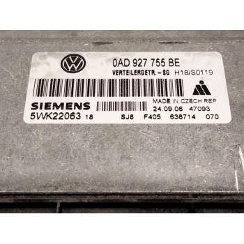 Recambio de centralita cambio automatico para volkswagen touareg (7la, 7l6, 7l7) 2.5 r5 tdi referencia OEM IAM 0AD927755  