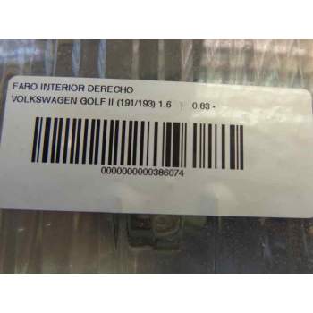 Recambio de faro interior derecho para volkswagen golf ii (191/193) 1.6 referencia OEM IAM   