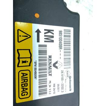 Recambio de centralita airbag para renault grand scénic iii (jz0/1_) 1.5 dci referencia OEM IAM 985100408R  
