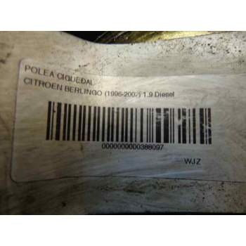 Recambio de polea cigueñal para citroën berlingo 1.9 diesel referencia OEM IAM   