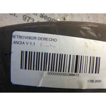 Recambio de retrovisor derecho para lancia lancia y elefantino blu referencia OEM IAM 0735257259  