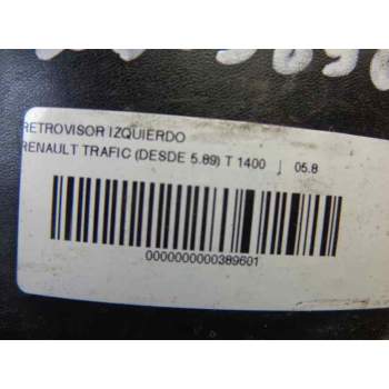 Recambio de retrovisor izquierdo para renault trafic (desde 5.89) t 1400 referencia OEM IAM   