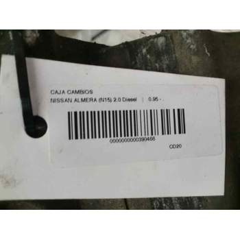 Recambio de caja cambios para nissan almera (n15) 2.0 diesel referencia OEM IAM 2J6-1  
