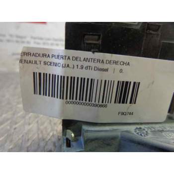 Recambio de cerradura puerta delantera derecha para renault scenic (ja..) 1.9 dti diesel referencia OEM IAM   
