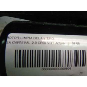 Recambio de motor limpia delantero para kia carnival 2.9 crdi vgt active referencia OEM IAM   