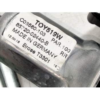 Recambio de elevalunas trasero derecho para toyota auris (_e18_) 1.3 (nre180_) referencia OEM IAM 8572002440B  