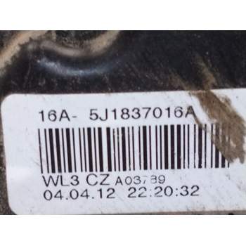 Recambio de cerradura puerta delantera derecha para skoda roomster (5j7) 1.6 tdi referencia OEM IAM 5J1837016  