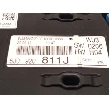 Recambio de cuadro instrumentos para skoda roomster (5j7) 1.6 tdi referencia OEM IAM 5J0920811  
