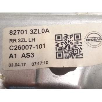 Recambio de elevalunas trasero izquierdo para nissan pulsar hatchback (c13) 1.2 dig-t referencia OEM IAM 827013ZL0A  