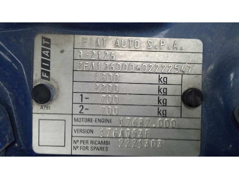 fiat punto berl. (176) del año 1996