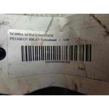 Recambio de bomba servodireccion para peugeot 605 2.1 turbodiesel referencia OEM IAM   