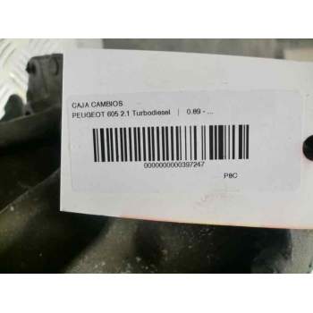 Recambio de caja cambios para peugeot 605 2.1 turbodiesel referencia OEM IAM 20GM35  