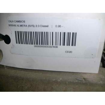 Recambio de caja cambios para nissan almera (n15) 2.0 diesel referencia OEM IAM 57J-1  