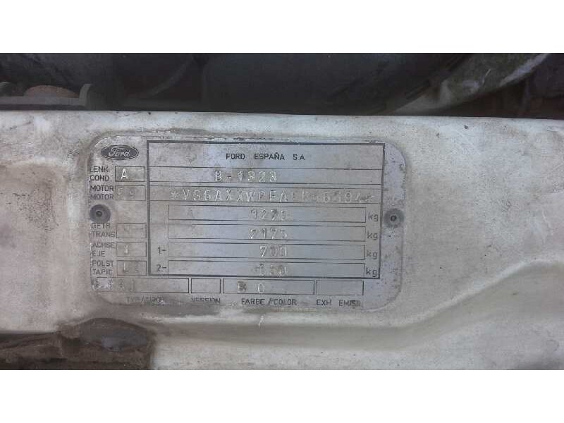 ford fiesta berl./courier del año 1989