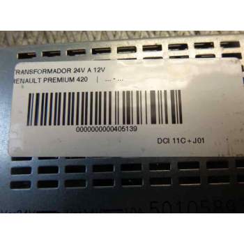 Recambio de transformador 24v a 12v para renault premium 420 referencia OEM IAM 5010589393  