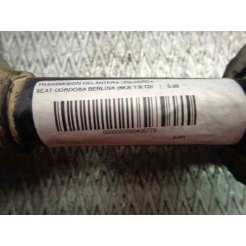 Recambio de transmision delantera izquierda para seat cordoba berlina (6k2) 1.9 tdi referencia OEM IAM   
