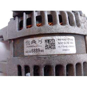 Recambio de alternador para peugeot referencia OEM IAM 9835688980  