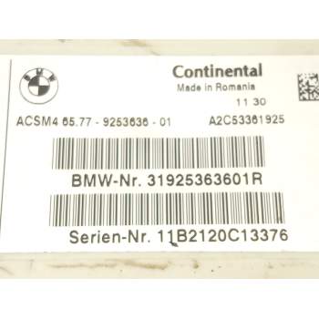 Recambio de modulo airbags para bmw x3 (f25) xdrive 20 d referencia OEM IAM 3192536360R  