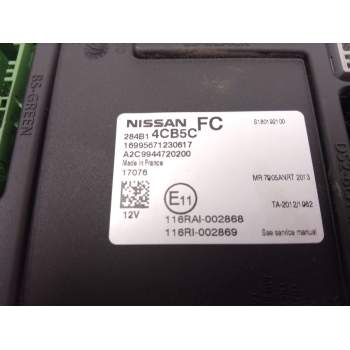 Recambio de centralita comfort para nissan pulsar hatchback (c13) 1.2 dig-t referencia OEM IAM 284B14CB5C  