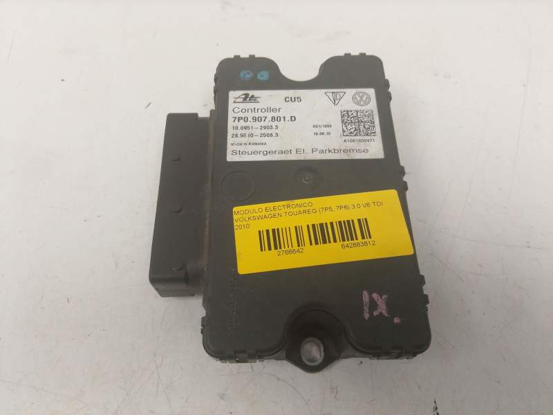 Recambio de modulo electronico para volkswagen touareg (7p5, 7p6) 3.0 v6 tdi referencia OEM IAM 7P0907801D  