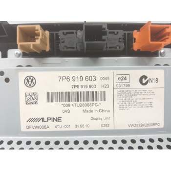 Recambio de pantalla multifuncion para volkswagen touareg (7p5, 7p6) 3.0 v6 tdi referencia OEM IAM 7P6919603  