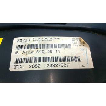Recambio de cuadro instrumentos para mercedes-benz clase m (w163) ml 270 cdi (163.113) referencia OEM IAM A1665405811  