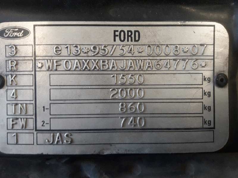 ford fiesta courier (dx) del año 1999