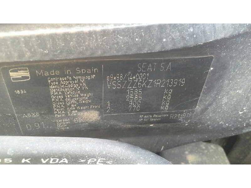 seat ibiza (6k1) del año 2001