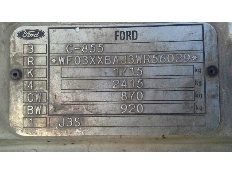 ford fiesta courier del año 1999