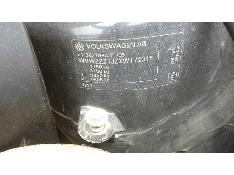 volkswagen golf iv berlina (1j1) del año 1998
