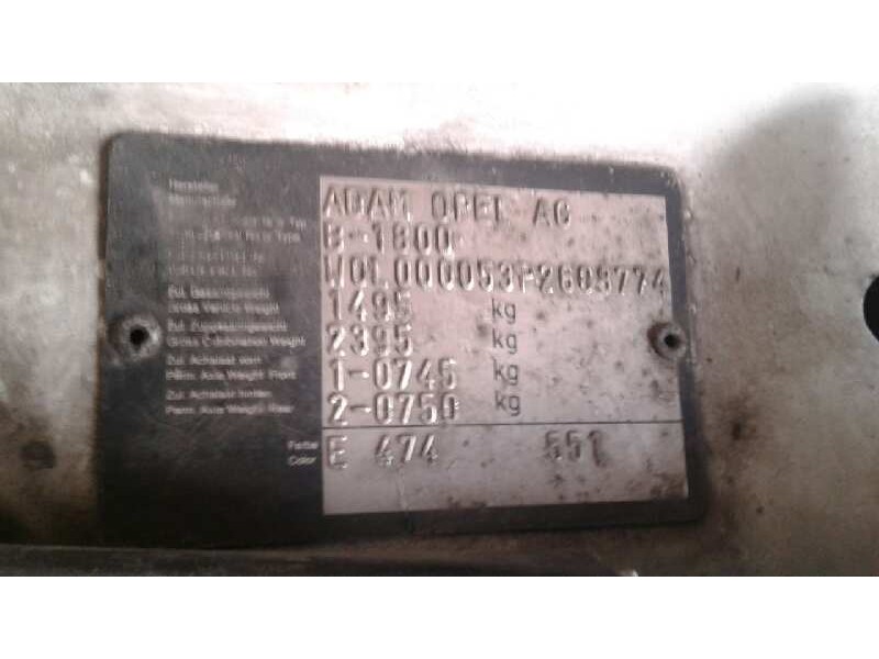 opel astra f berlina del año 1993