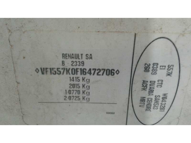 renault clio i fase i+ii (b/c57) del año 1997