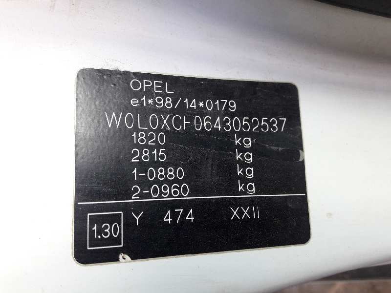 opel combo (corsa c) del año 2004