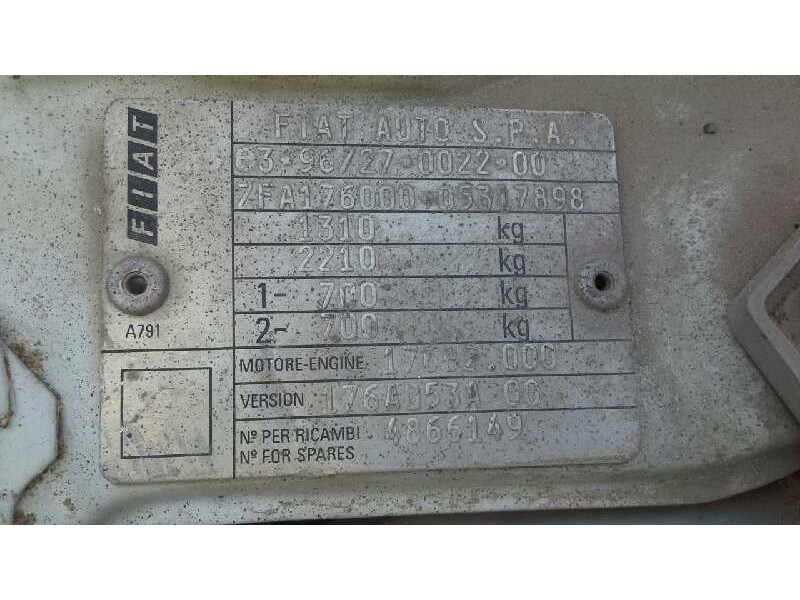 fiat punto berlina (176) del año 1998