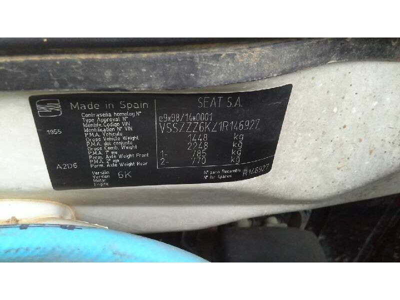 seat ibiza (6k1) del año 2000