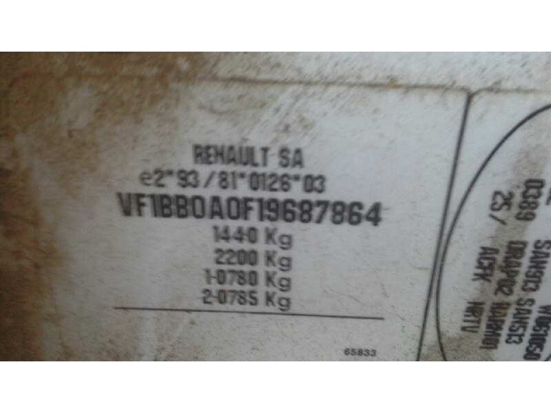 renault clio ii fase i (b/cbo) del año 1999