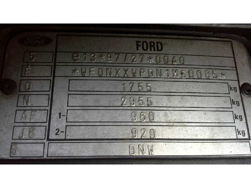 ford focus turnier (cak) del año 2001