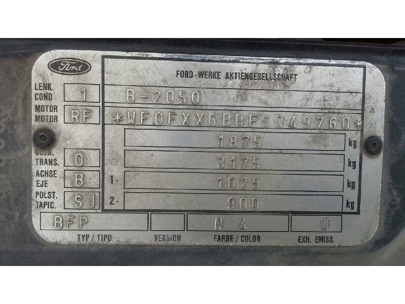 ford mondeo berlina/familiar (fd) del año 1995