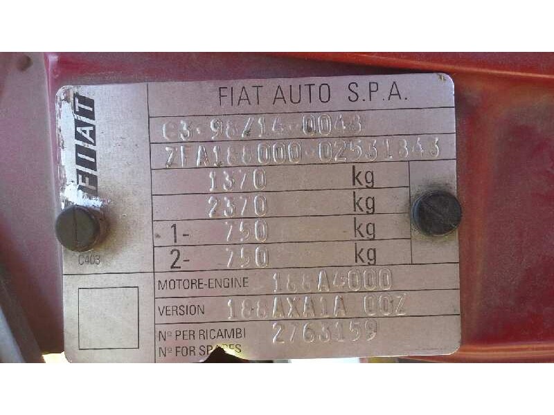 fiat punto berlina (188) del año 2005