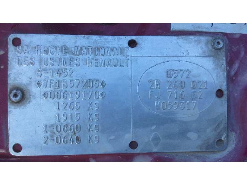 renault clio i fase i+ii (b/c57) del año 1992