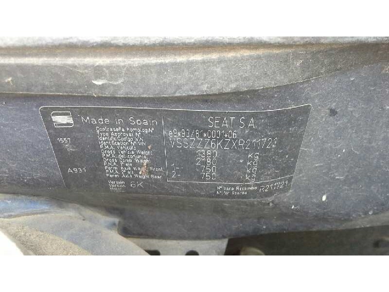 seat ibiza (6k) del año 1999