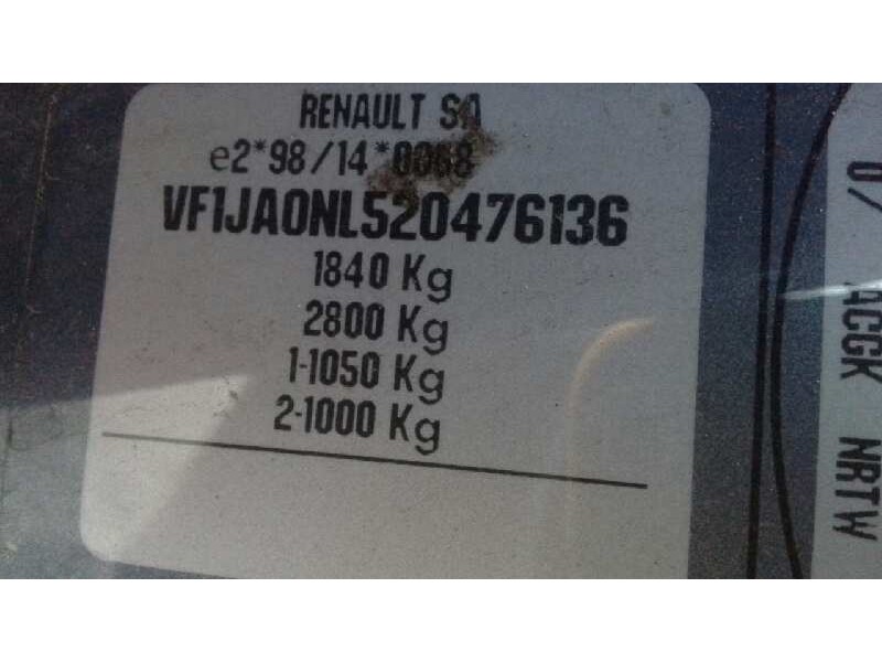 renault megane i scenic (ja0) del año 1999