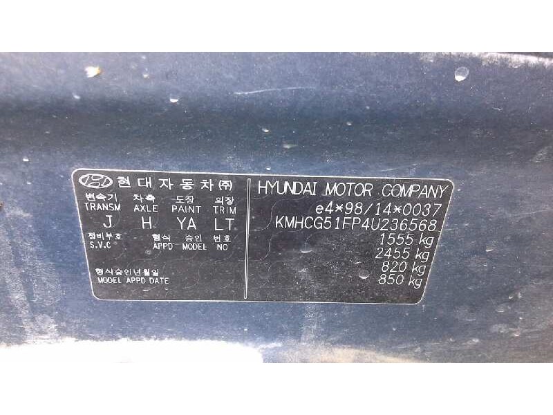 hyundai accent (lc) del año 2004