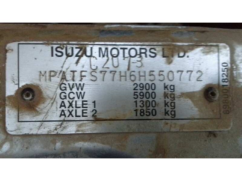 isuzu d-max del año 2007