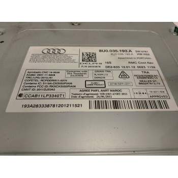 Recambio de sistema audio / radio cd para audi q3 (8ub, 8ug) 2.0 tfsi quattro referencia OEM IAM 8U0035193A  