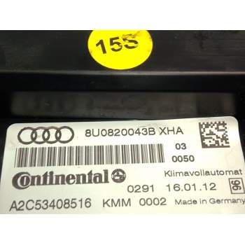 Recambio de mando climatizador para audi q3 (8ub, 8ug) 2.0 tfsi quattro referencia OEM IAM 8U0820043B  
